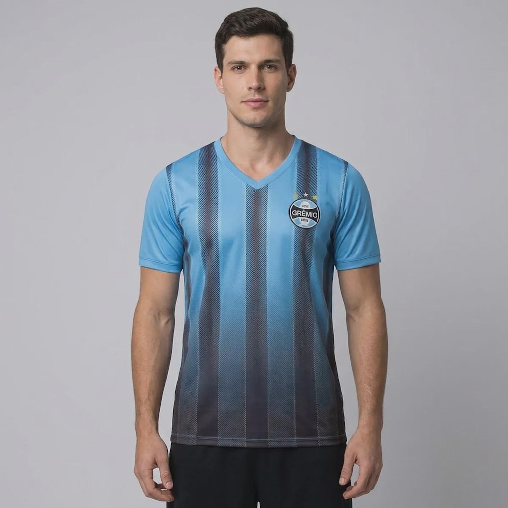 Imagem 5 do produto Camisa do Grêmio Esportiva Dry Listrada - Masculina