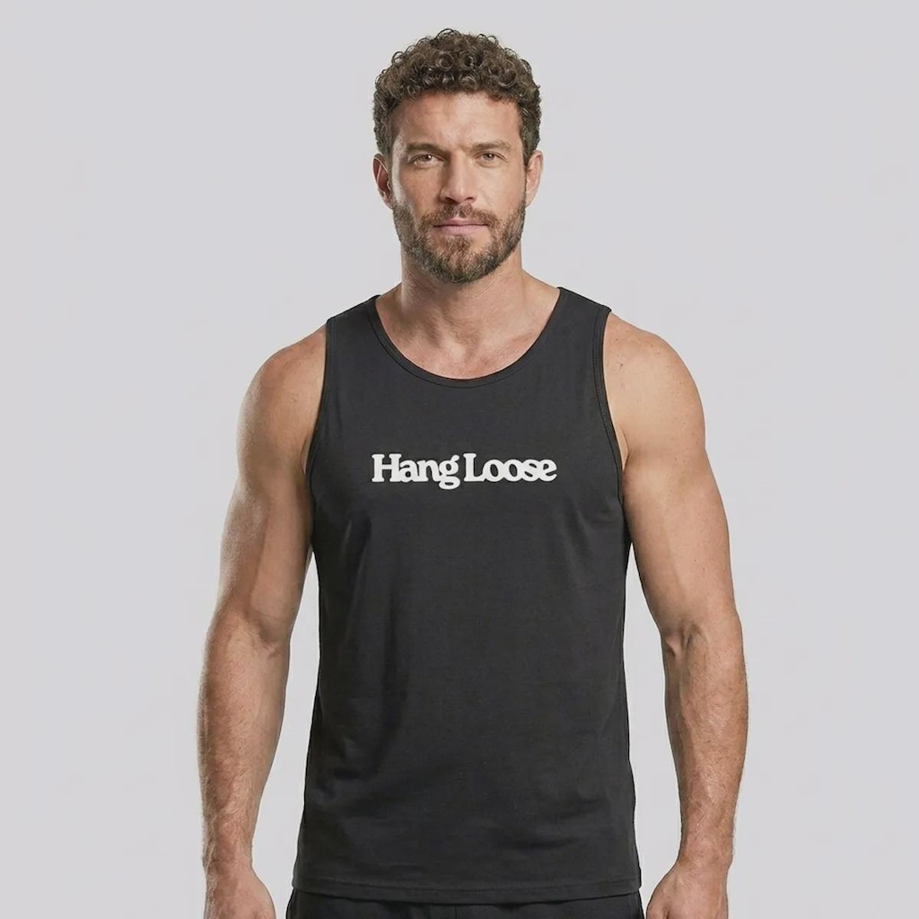 Regata Masculina Hang Loose Typo