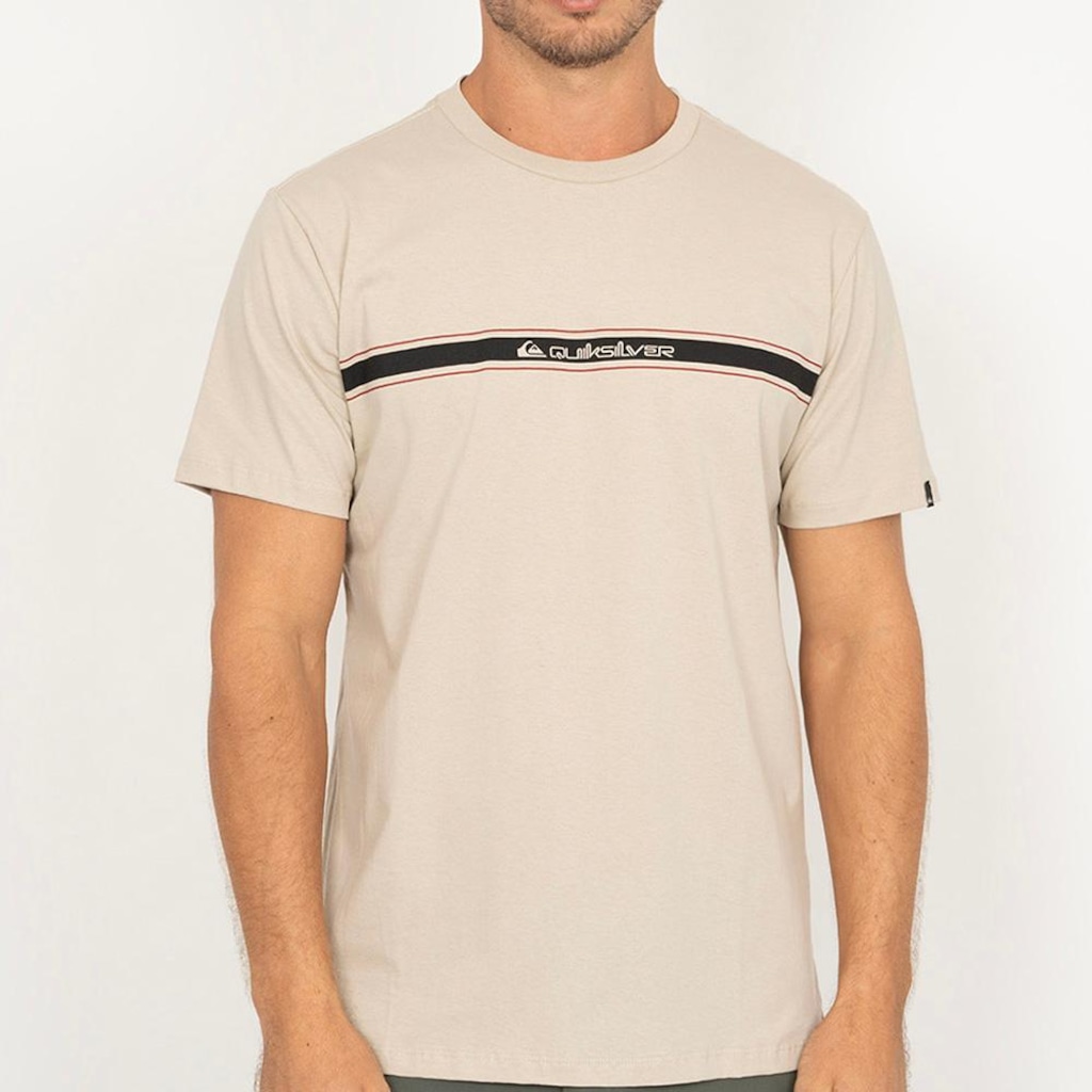 Camiseta Quiksilver Bait Stripe WT26 Masculina