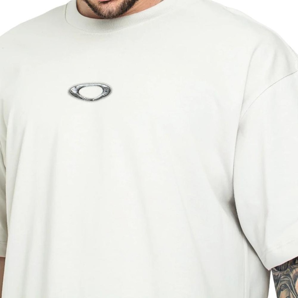 Imagem 3 do produto Camiseta Oakley Teeth Footprint SS WT26 Mist - Masculina