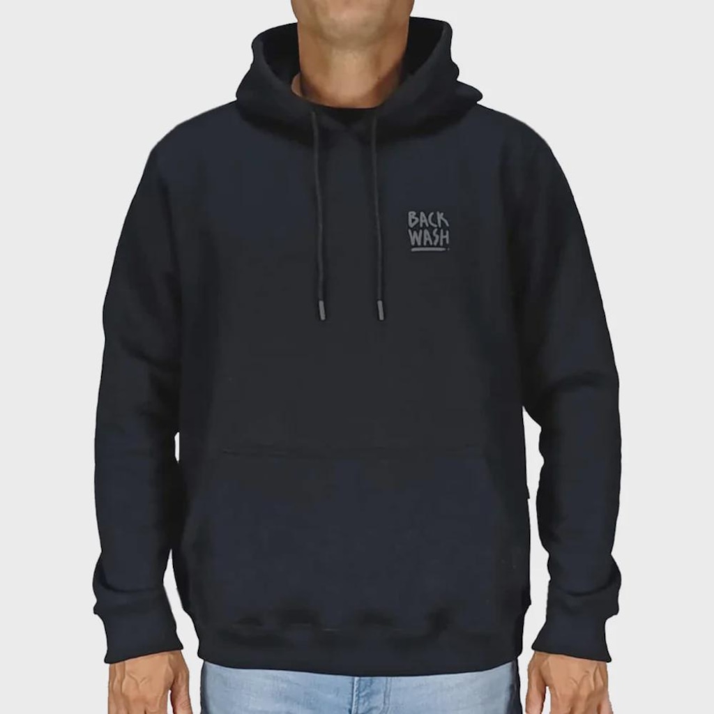 Moletom Masculino Canguru Back Wash M2605 c/c