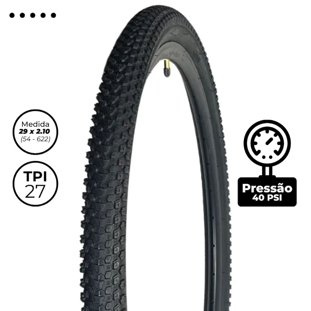 Imagem 2 do produto Pneu aro 29 x 2.10 bicicleta MTB Duranta Grip Master
