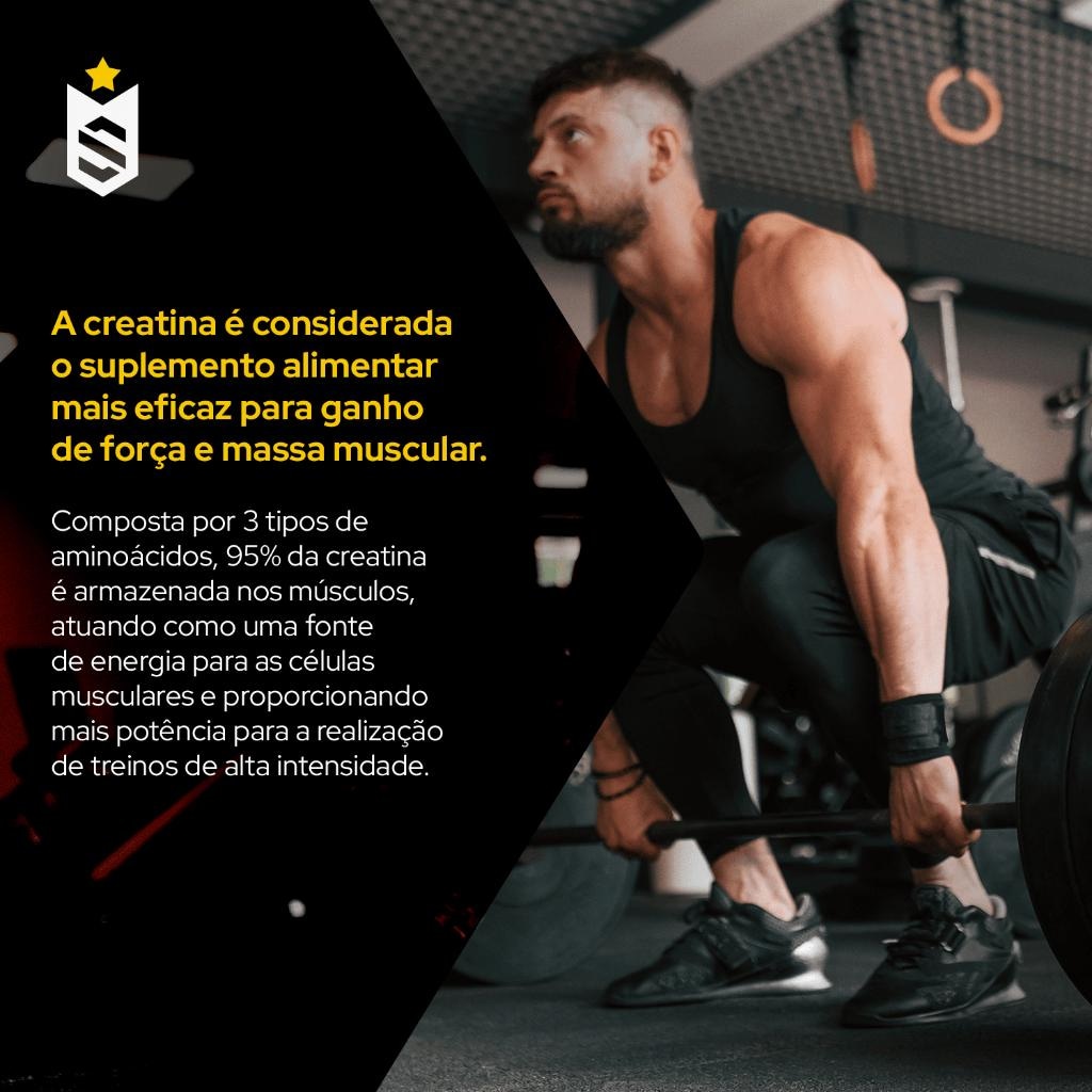 Imagem 5 do produto Creatina Monohidratada 300g 100% Pura Importada - Soldiers Nutrition
