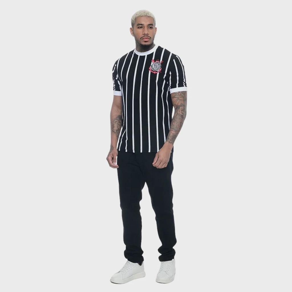 Camisa do Corinthians Democracia Retrô Braziline - Masculina