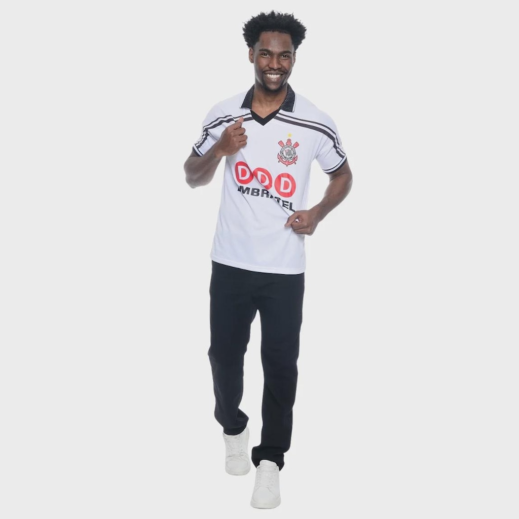 Imagem 3 do produto Camisa do Corinthians Retrô Braziline  - Masculina