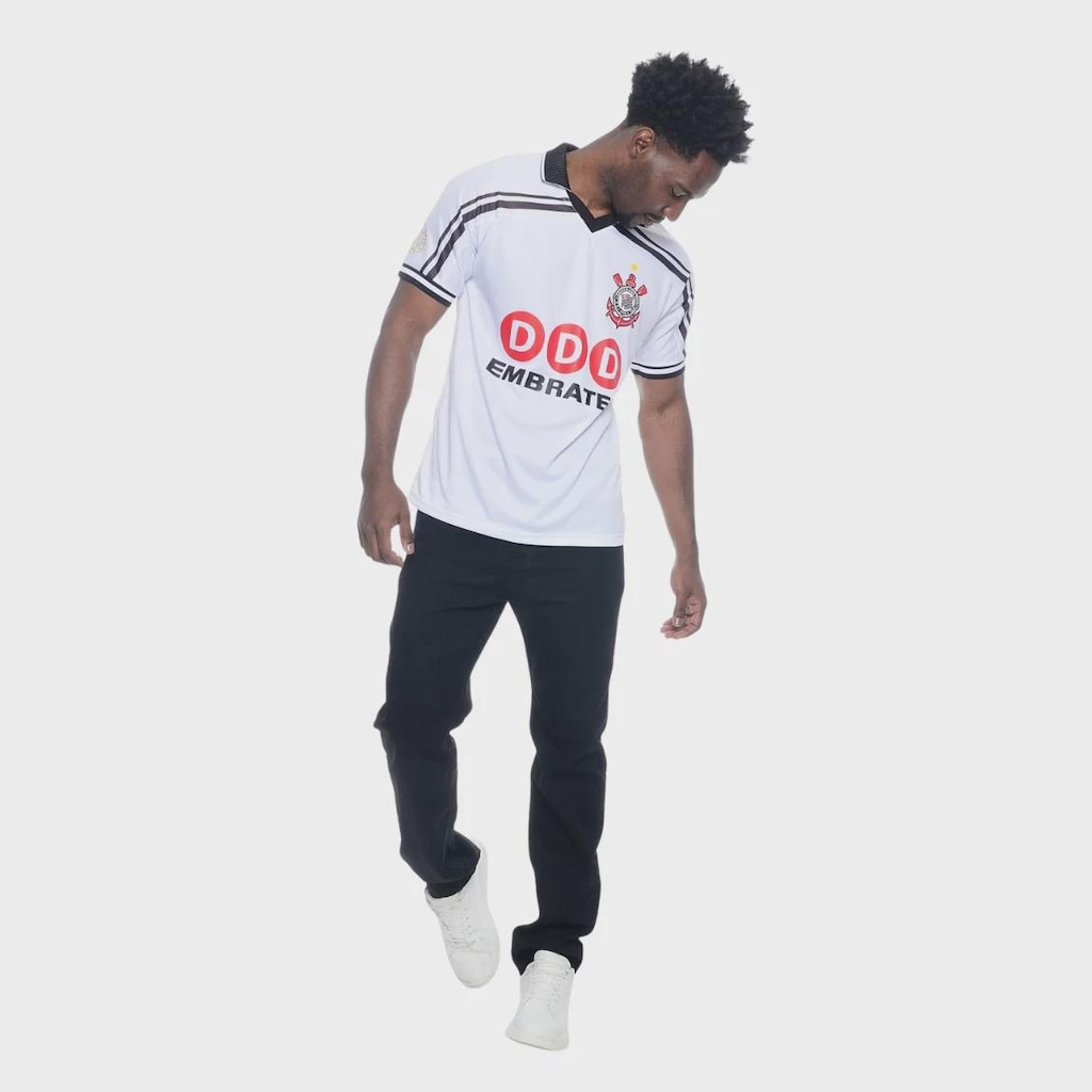 Imagem 4 do produto Camisa do Corinthians Retrô Braziline  - Masculina