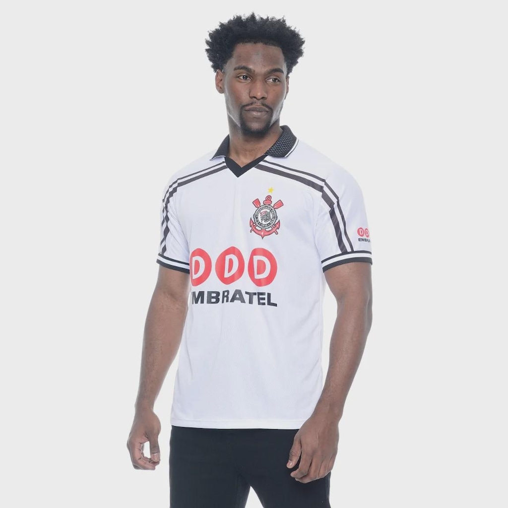 Imagem 5 do produto Camisa do Corinthians Retrô Braziline  - Masculina