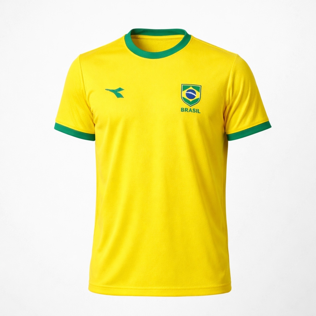 Camisa do Brasil Diadora Campione - Masculina