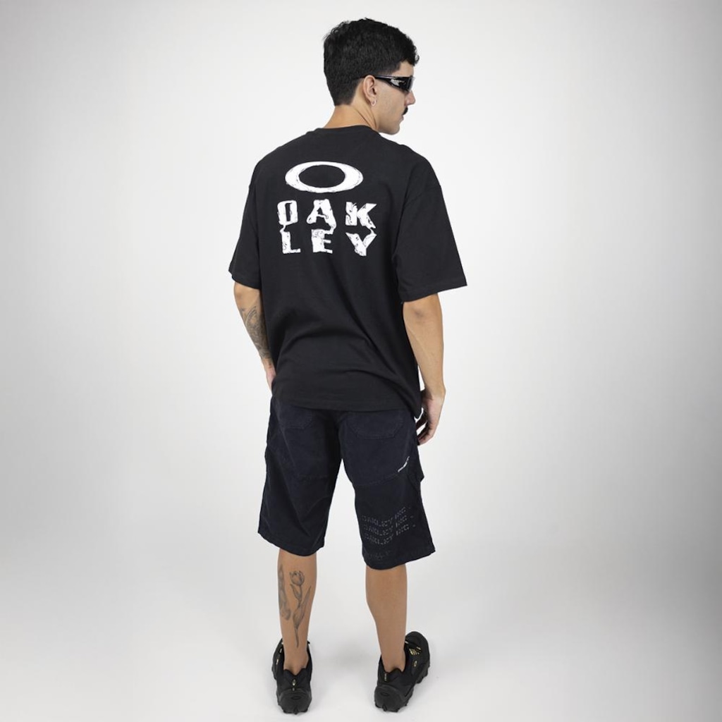 Imagem 5 do produto Camiseta Oakley Ellipse Fluid SS Tee Blackout - Masculina