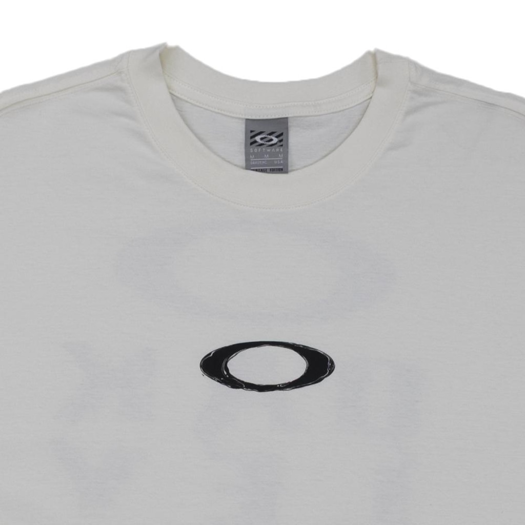 Camiseta Oakley Ellipse Fluid SS Tee Off White - Masculina