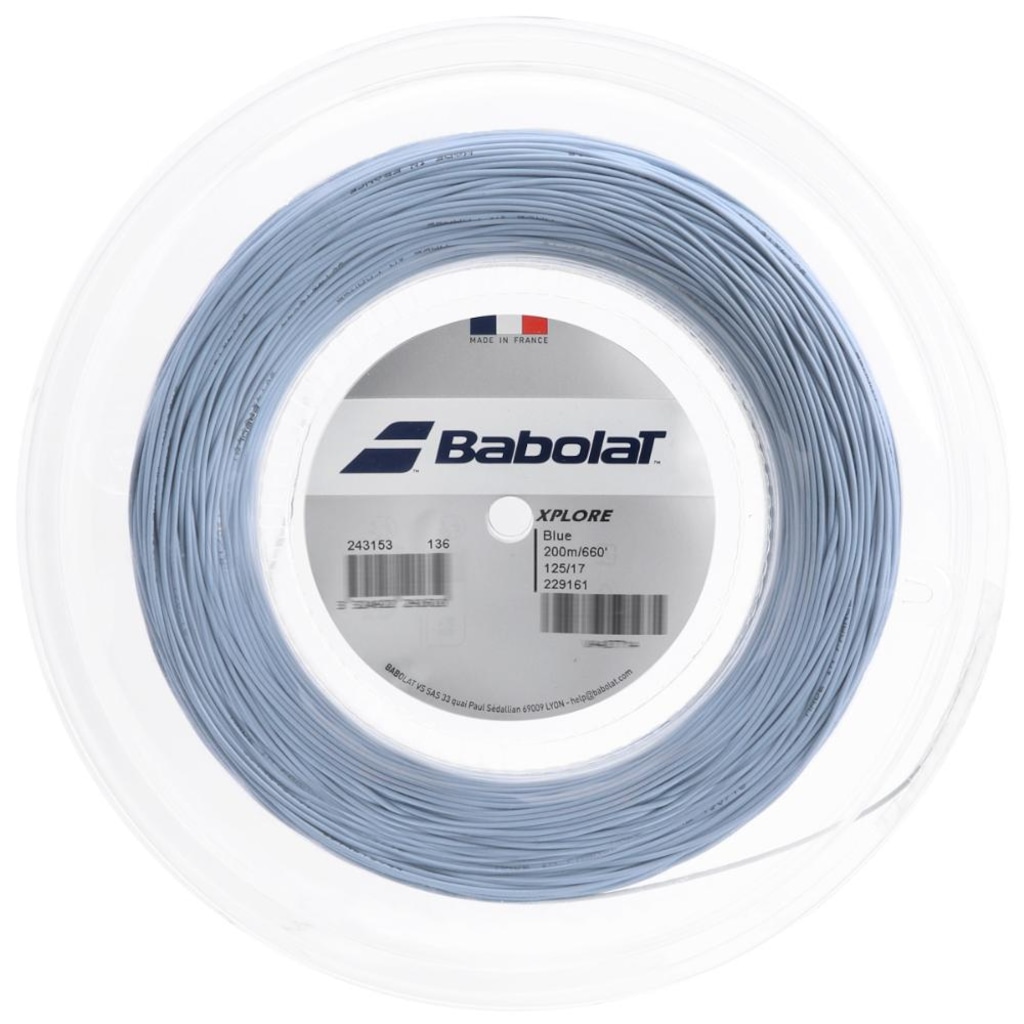 Corda Babolat Xplore 17L 1.25mm - Rolo Com 200 Metros - Unissex