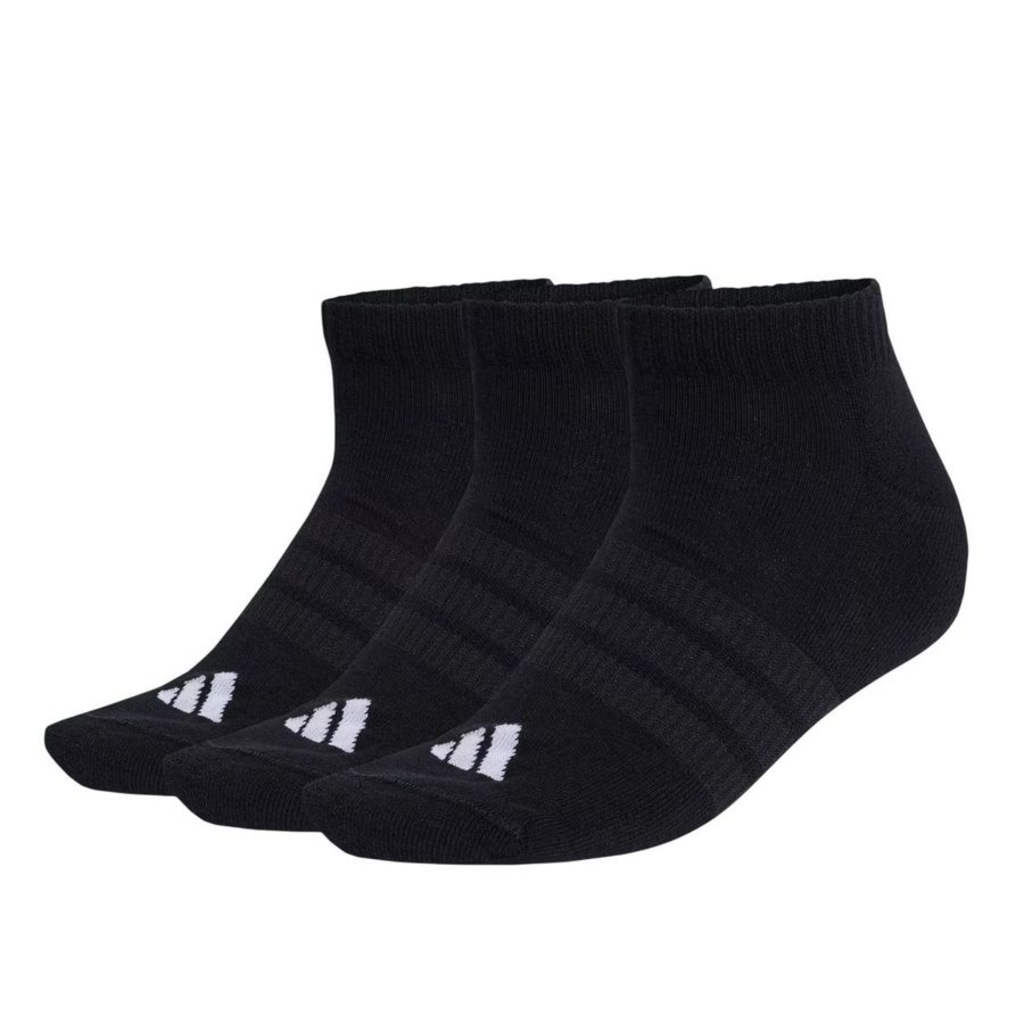 Kit 3 Pares de Meia Cano Baixo adidas  - Unissex