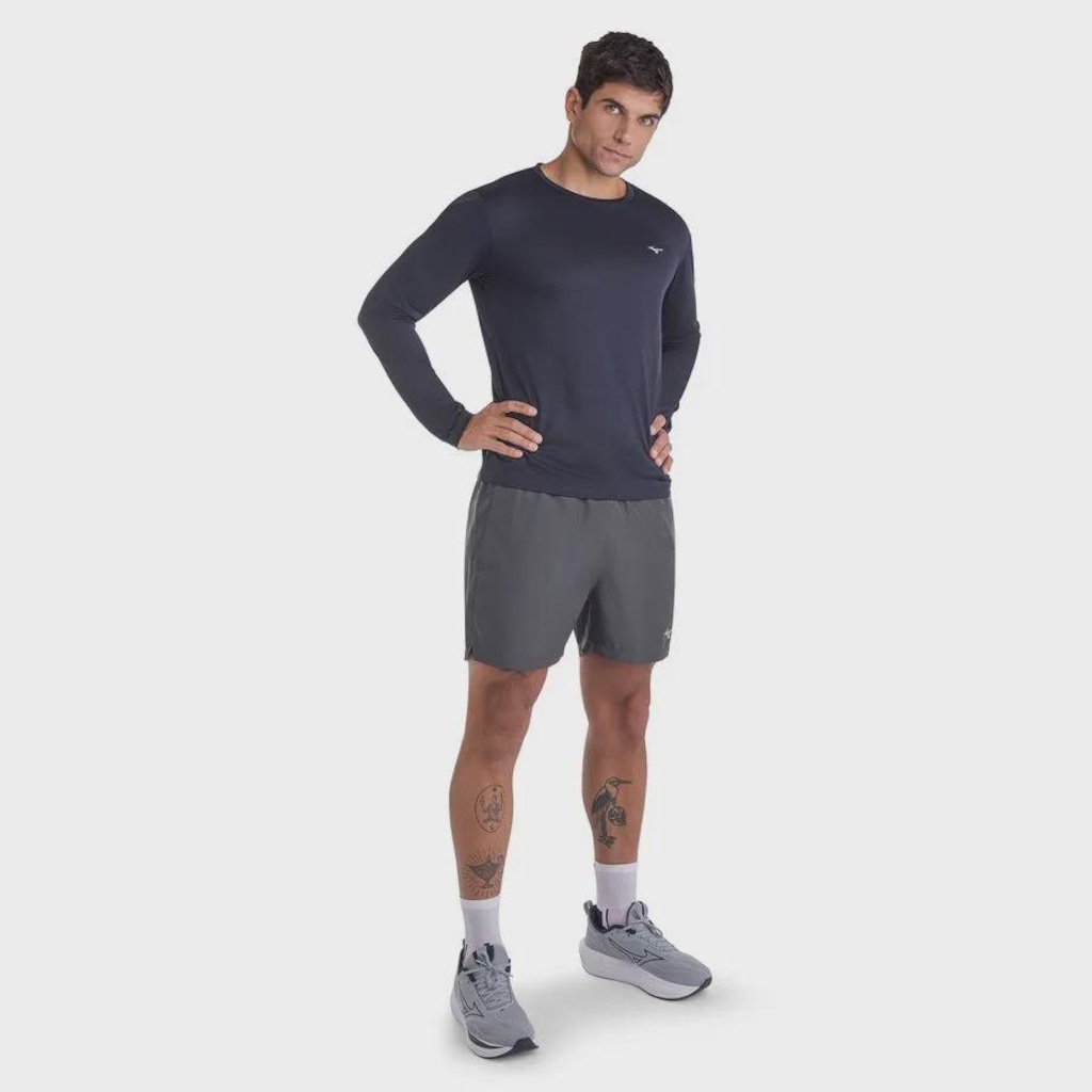 Imagem 3 do produto Camiseta de Corrida Manga Longa Mizuno Nirvana Masculina
