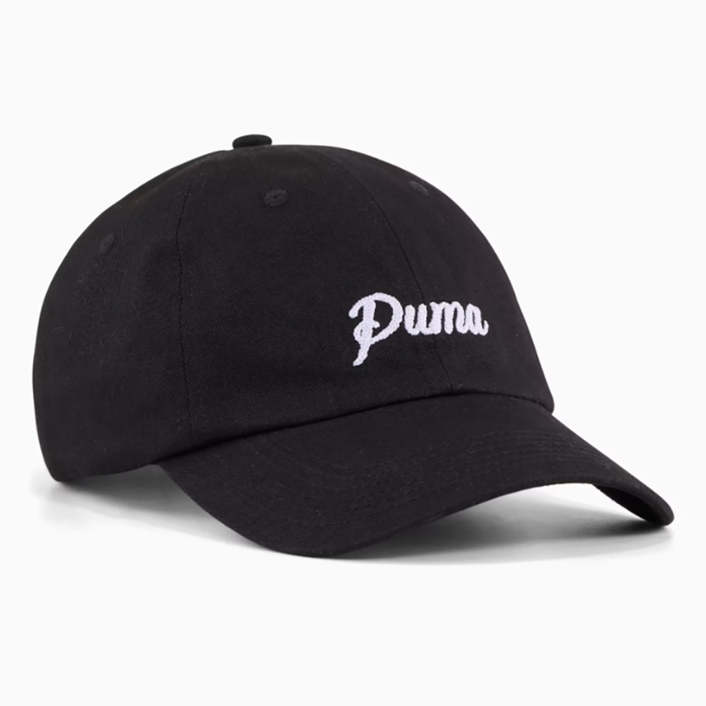 Boné Puma Essentials Script Dad Hat Adulto Aba Curva