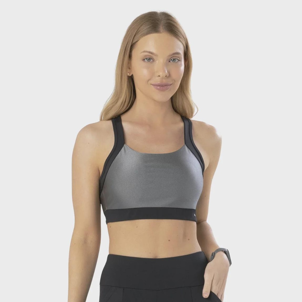 Top Selene Com Bojo Recorte e Abertura Costas - Feminino