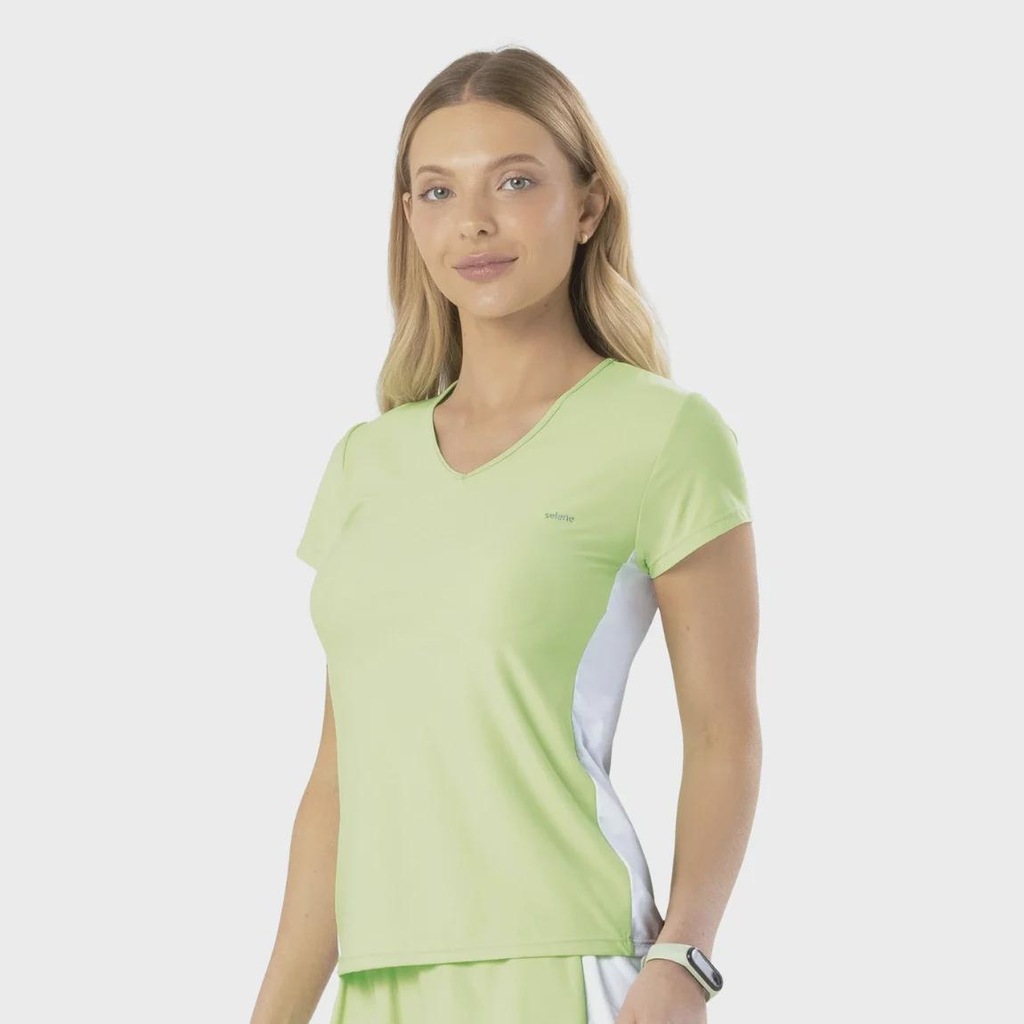 Camiseta Selene Com Recorte Lateral - Feminina