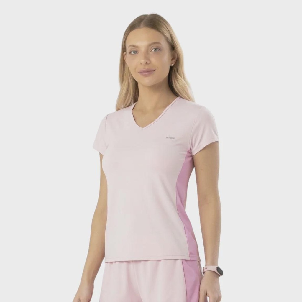 Camiseta Selene Com Recorte Lateral - Feminina