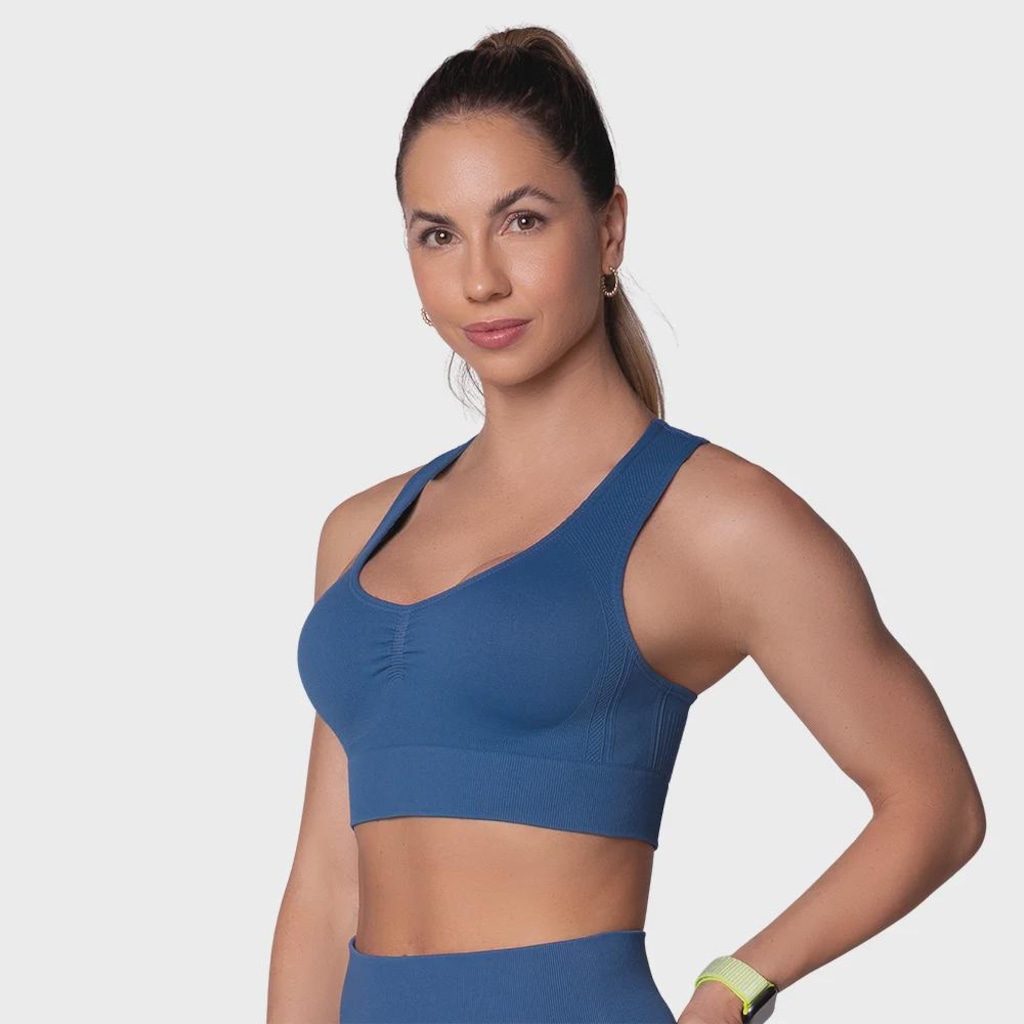 Top Selene Fitness Sem Costura - Feminina