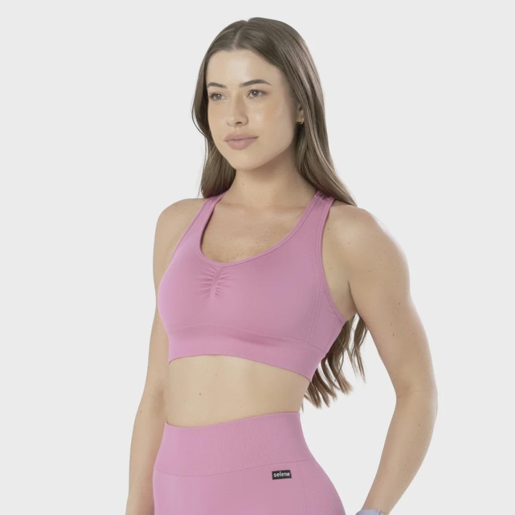 Top Selene Fitness Sem Costura - Feminina