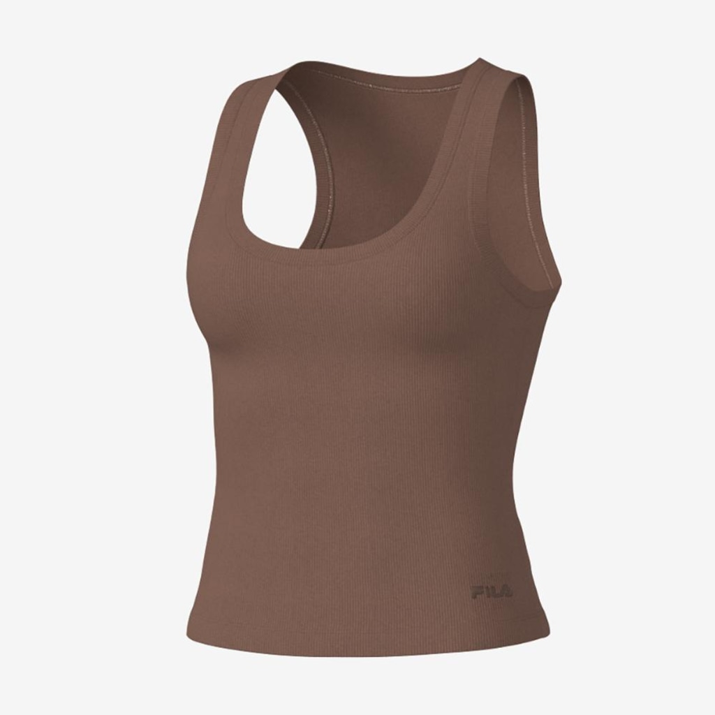 Camiseta Regata Feminina Essentials Rib Fila