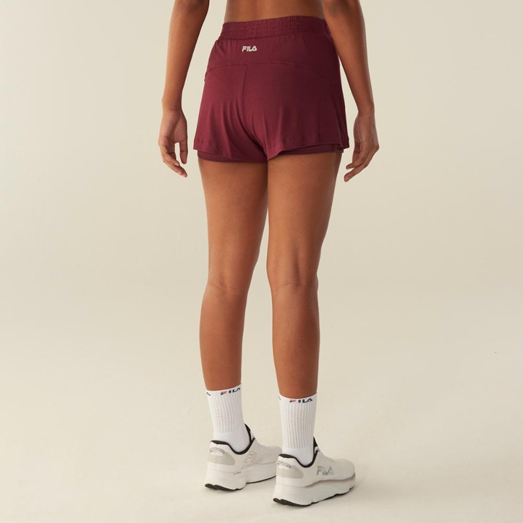 Imagem 2 do produto Shorts Fila Future Sports Duplo Flow Feminino