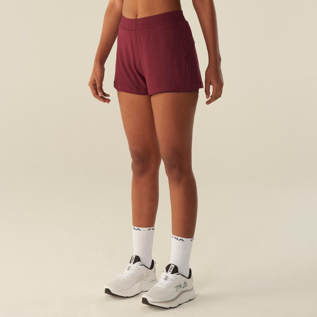 Imagem 3 do produto Shorts Fila Future Sports Duplo Flow Feminino