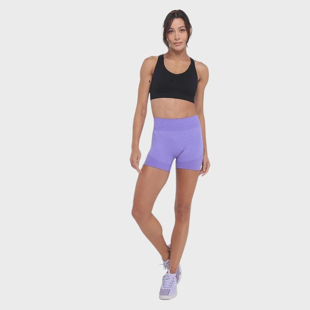 Imagem 4 do produto Short Feminino Selene Fitness Levanta Bumbum Sem Costura