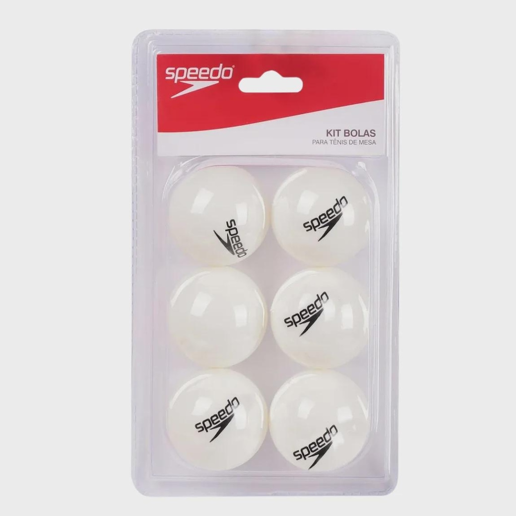 Kit Speedo 6 Bolas Para Tênis de Mesa
