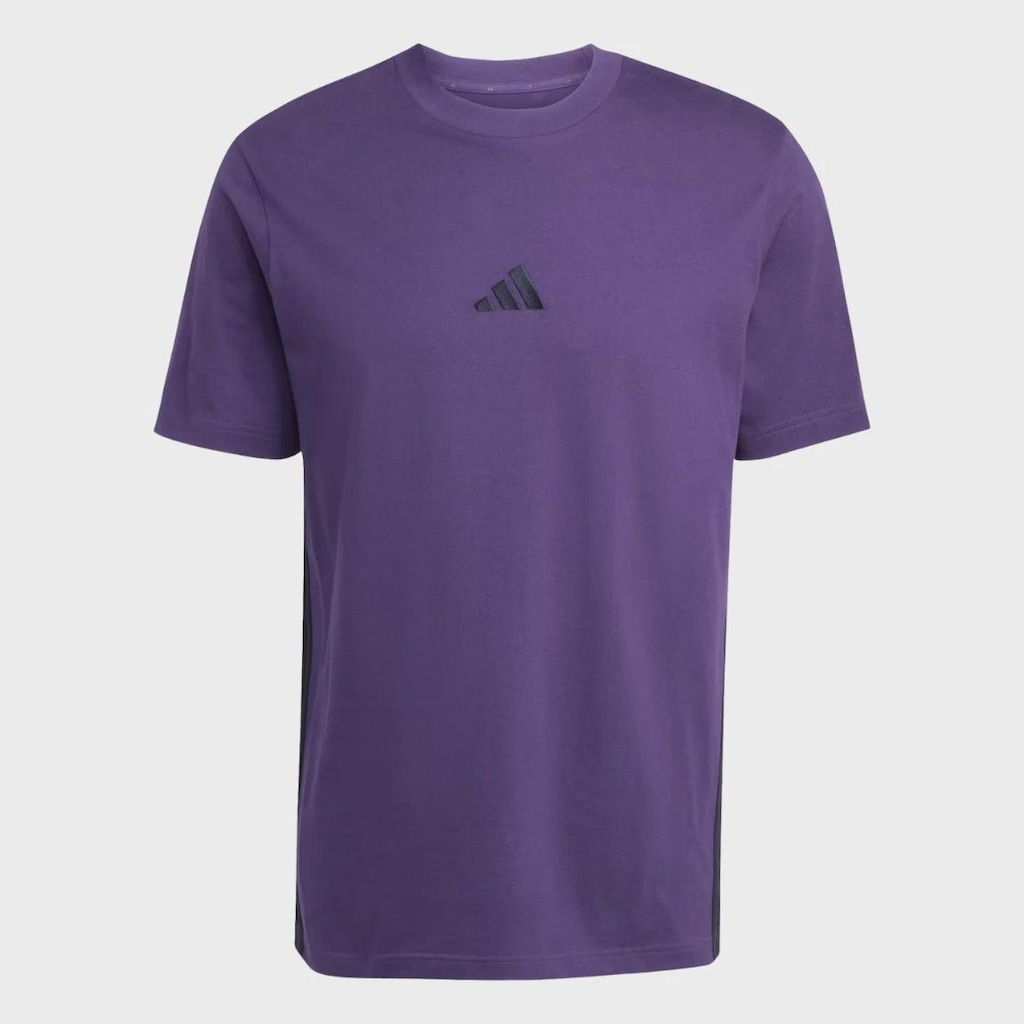 Camiseta adidas Essentials 3 Listras Malha Simples - Masculina