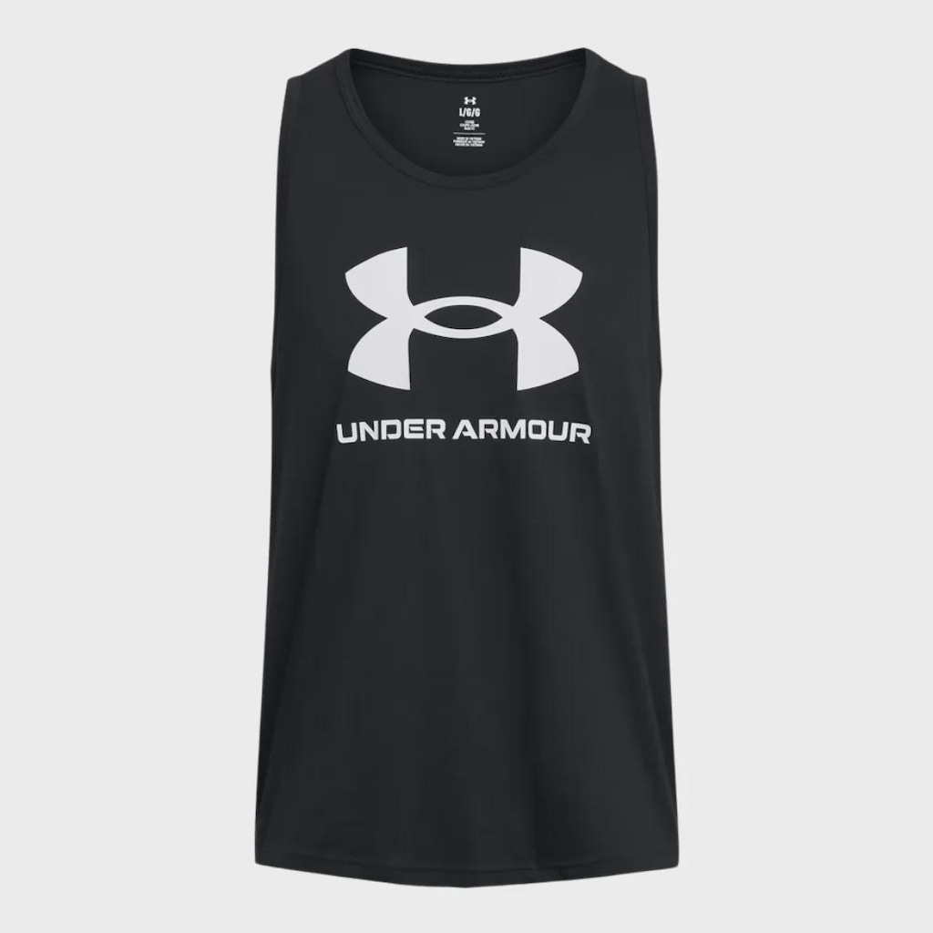 Camiseta Regata Under Armour Sportstyle Logo Masculina - Foto 1