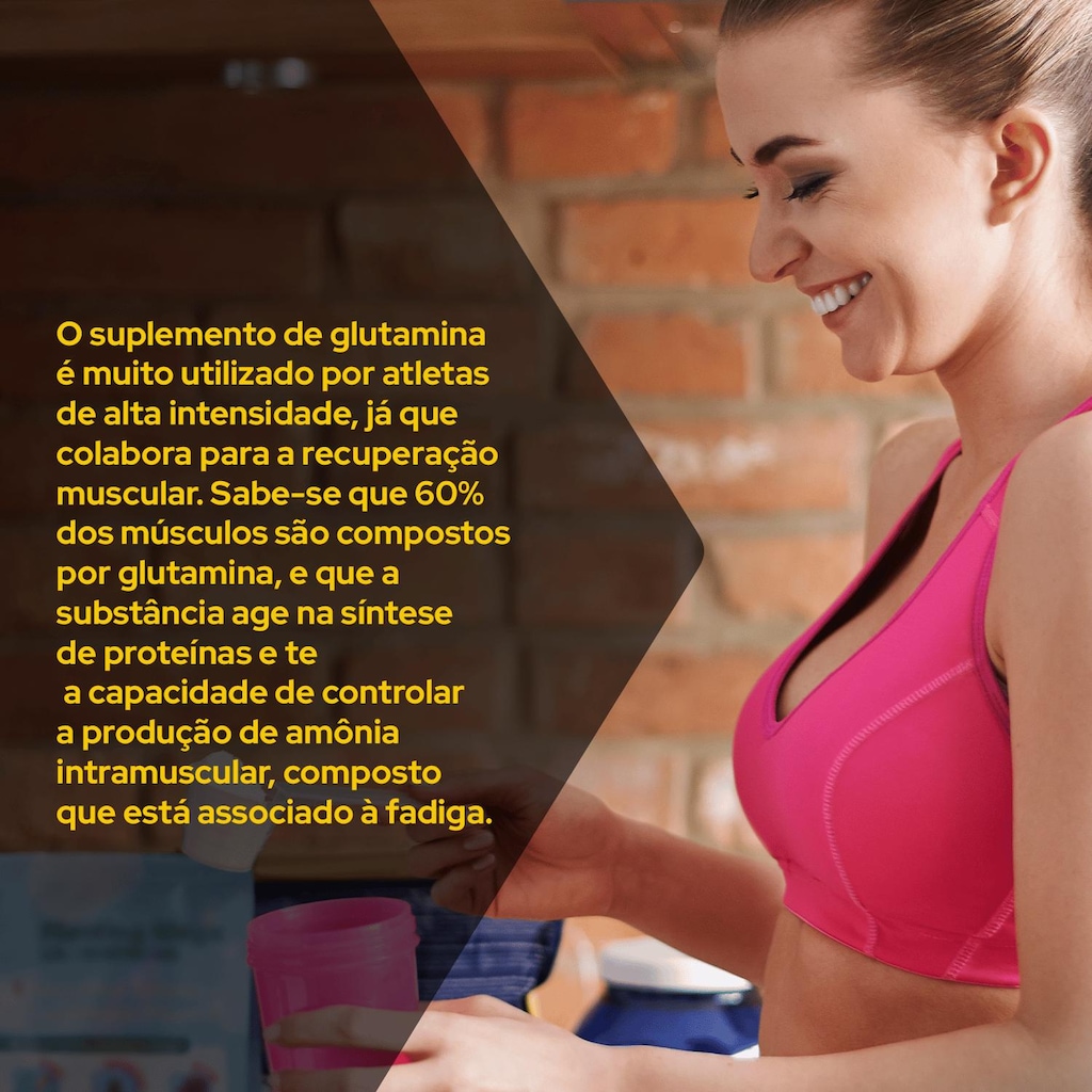Imagem 3 do produto L-Glutamina 500g 100% Pura Suplemento Nutricional - Soldiers Nutrition
