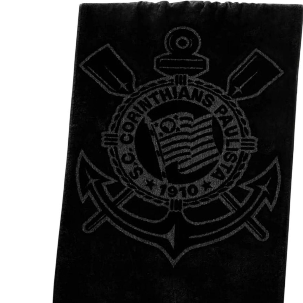 Toalha de Banho Buettner Corinthians Jacq Veludo