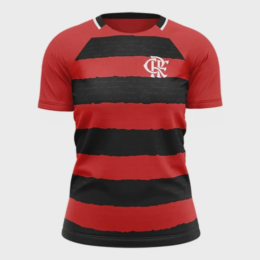 Camiseta do Flamengo Manto Raglan86  - Feminina