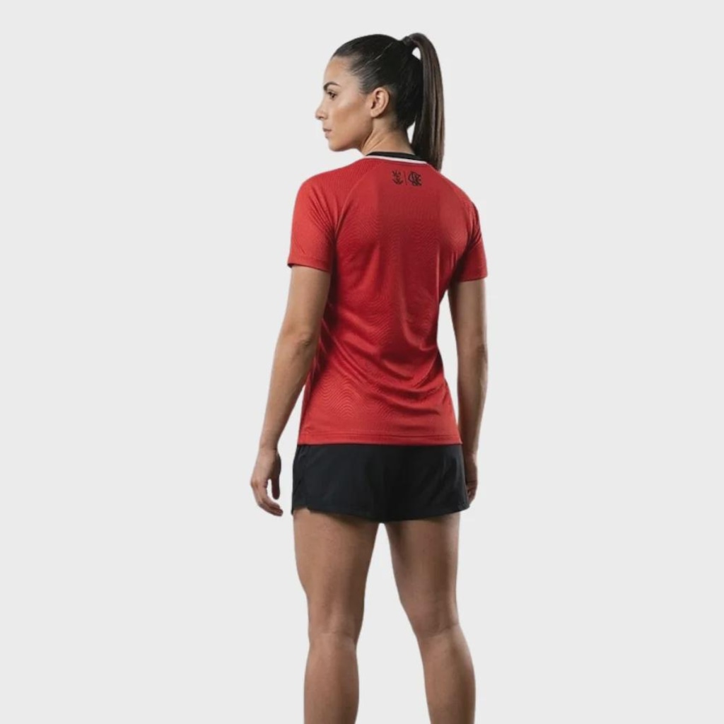 Imagem 3 do produto Camiseta do Flamengo Manto Raglan86  - Feminina