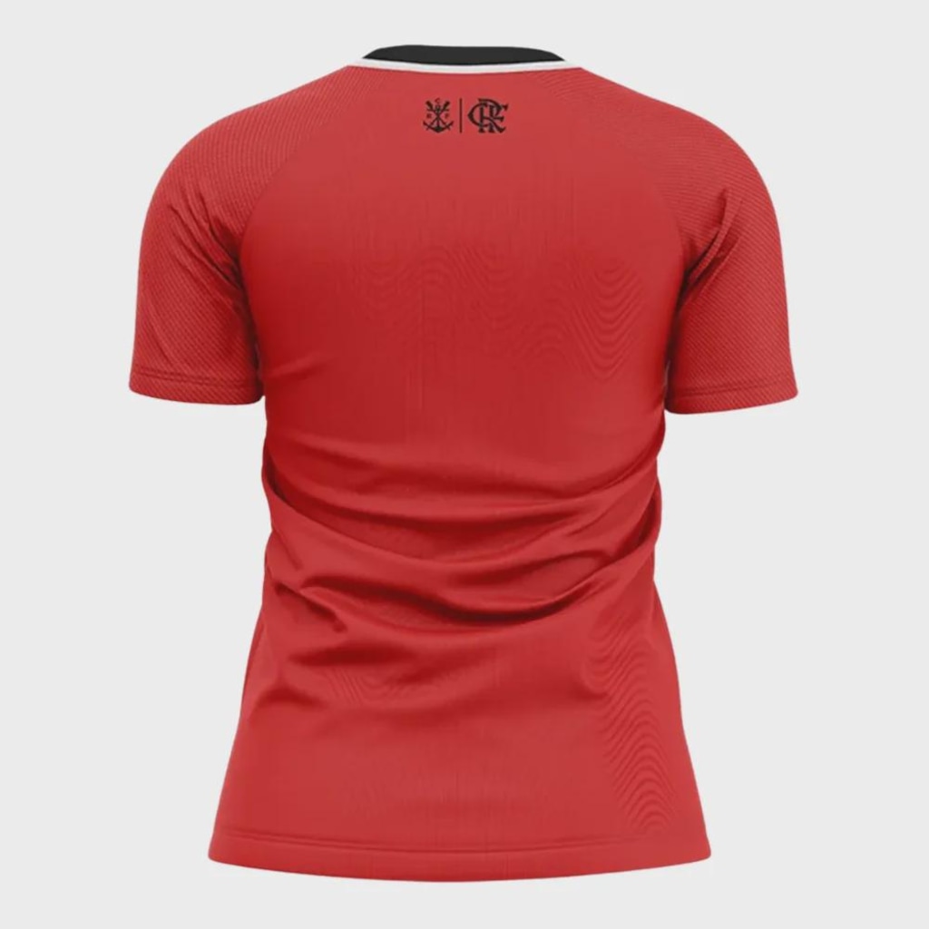Imagem 4 do produto Camiseta do Flamengo Manto Raglan86  - Feminina