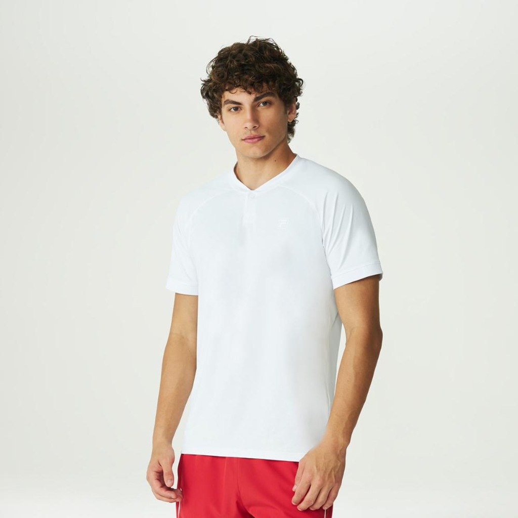 Camisa Polo Fila Raglan Court Ease Masculina