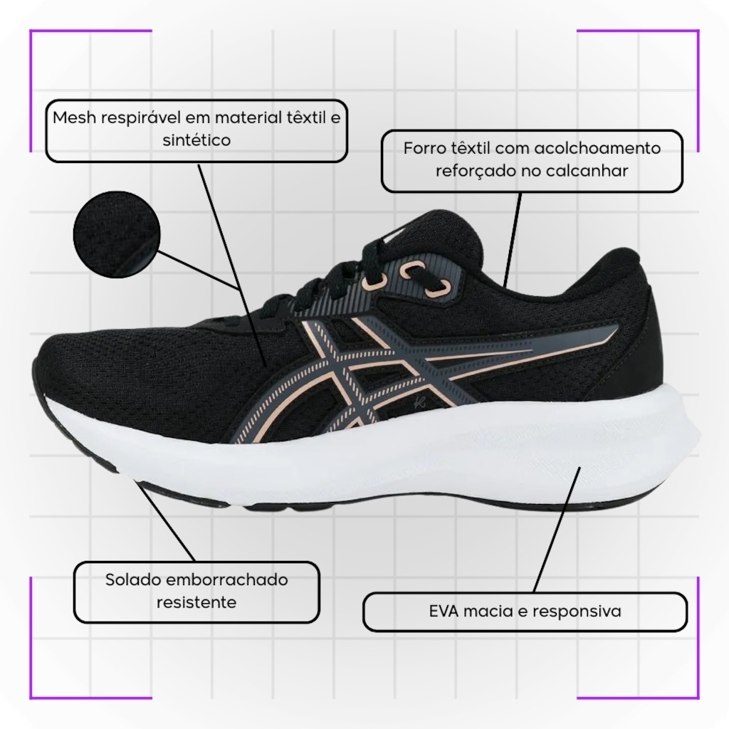 Imagem 3 do produto Tênis Asics Raiden 5 - Feminino