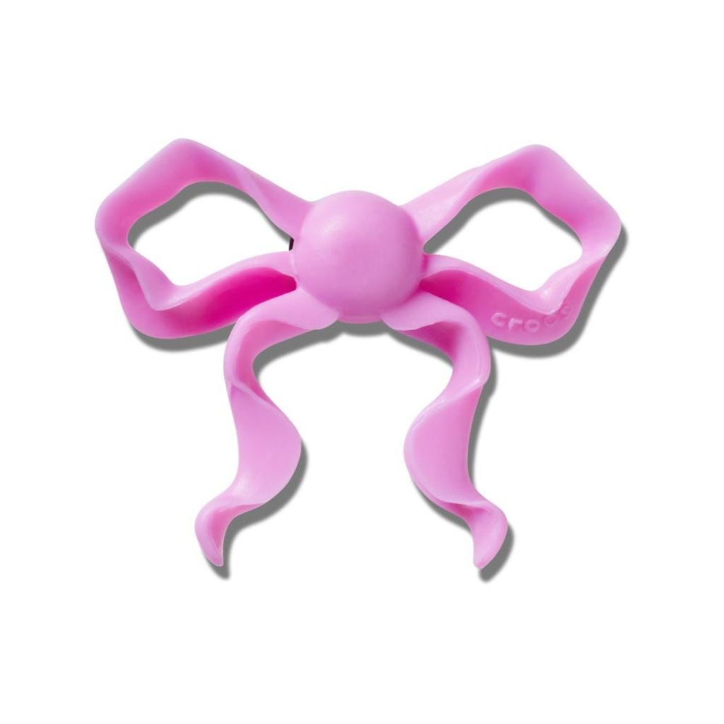 Jibbitz™ Meta Jelly Laço Rosa Único - Unissex