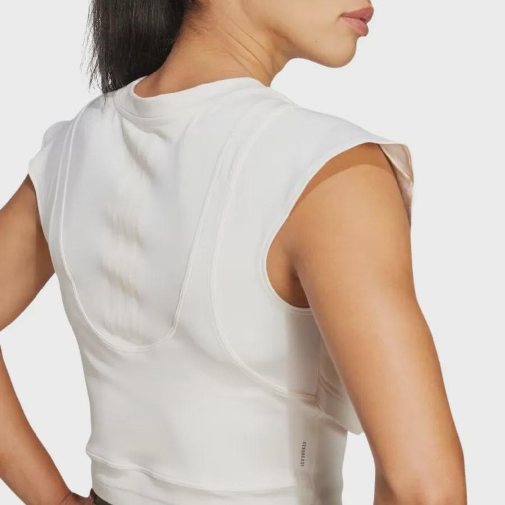 Imagem 3 do produto Camiseta Regata adidas Moletinho Power Boxy Feminina