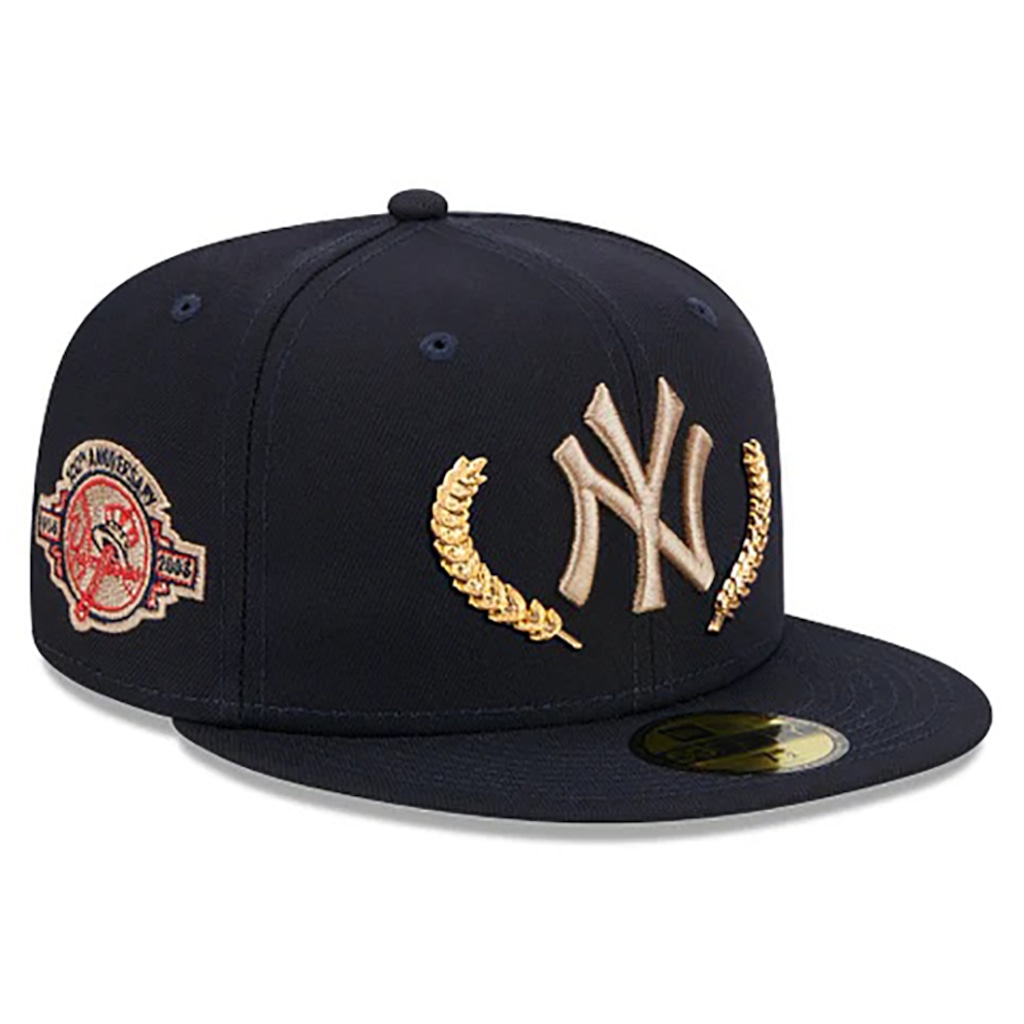 Boné Adulto New Era New York Yankees Gold Leaf Aba Reta