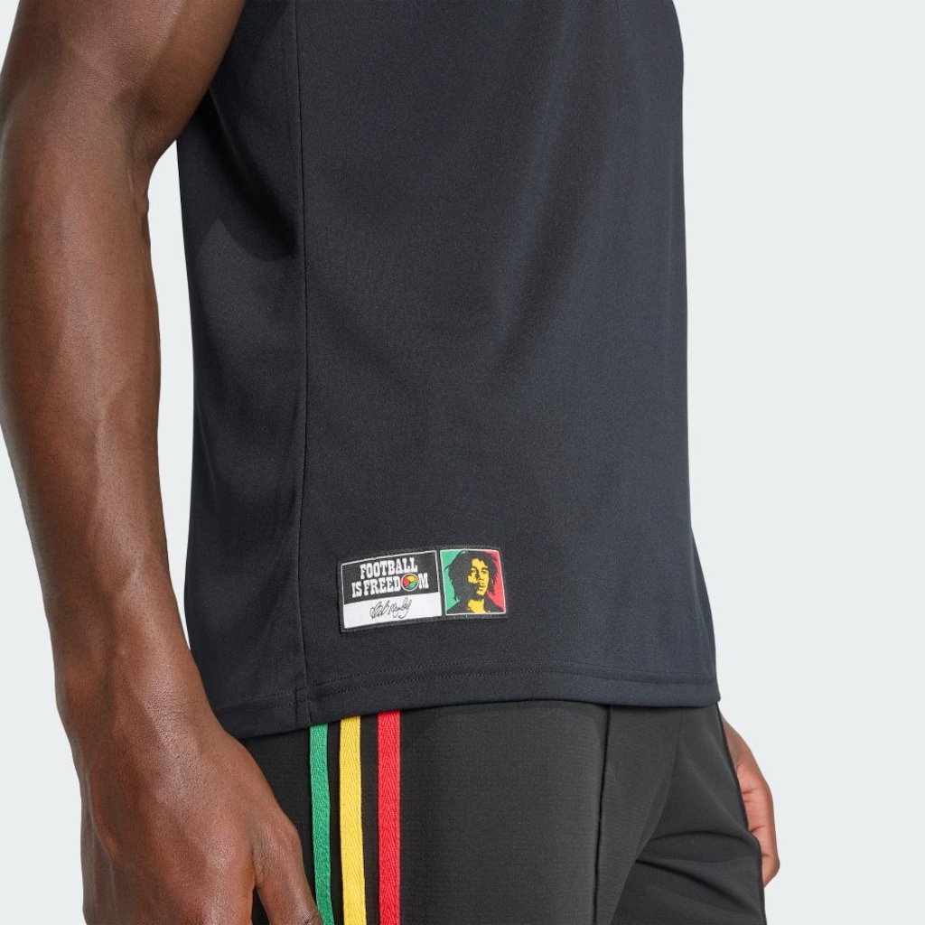 Imagem 5 do produto Camisa II pré-jogo Jamaica 26 x Bob Marley adidas Masculino
