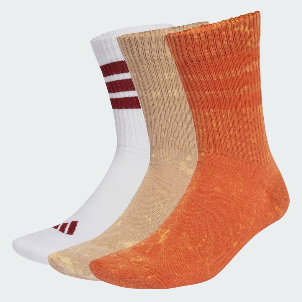 Imagem 2 do produto Meia Cano Médio Stonewash adidas Unissex 3 Pares