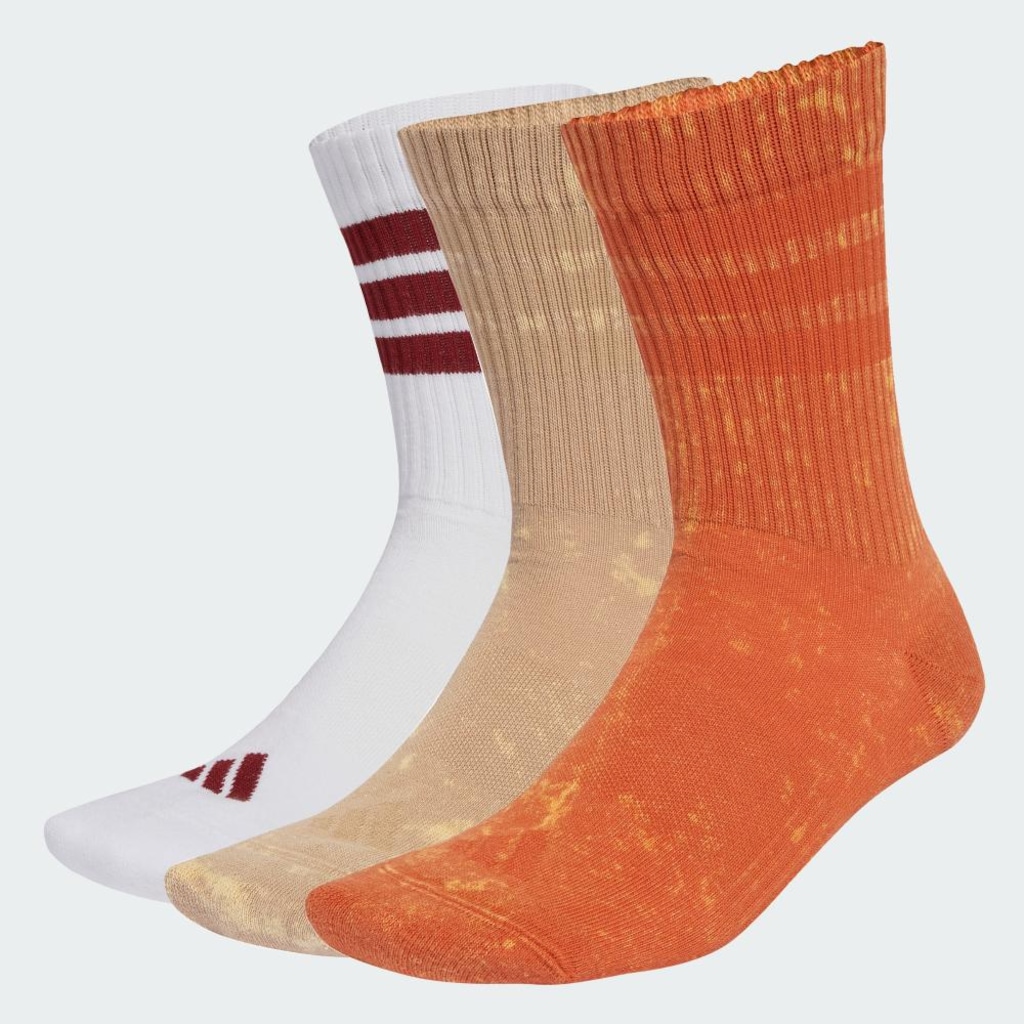 Imagem 3 do produto Meia Cano Médio Stonewash adidas Unissex 3 Pares