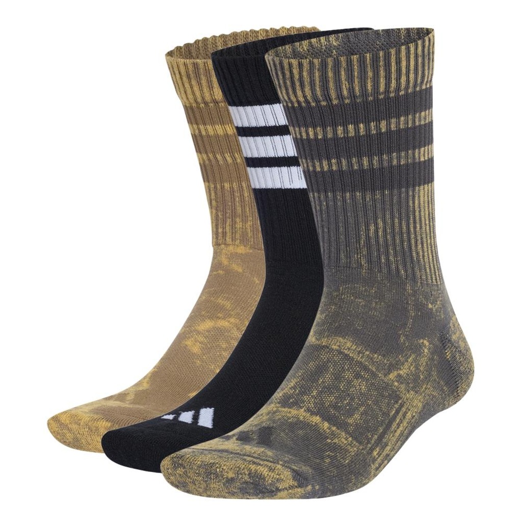 Meia Cano Médio Stonewash adidas Unissex 3 Pares