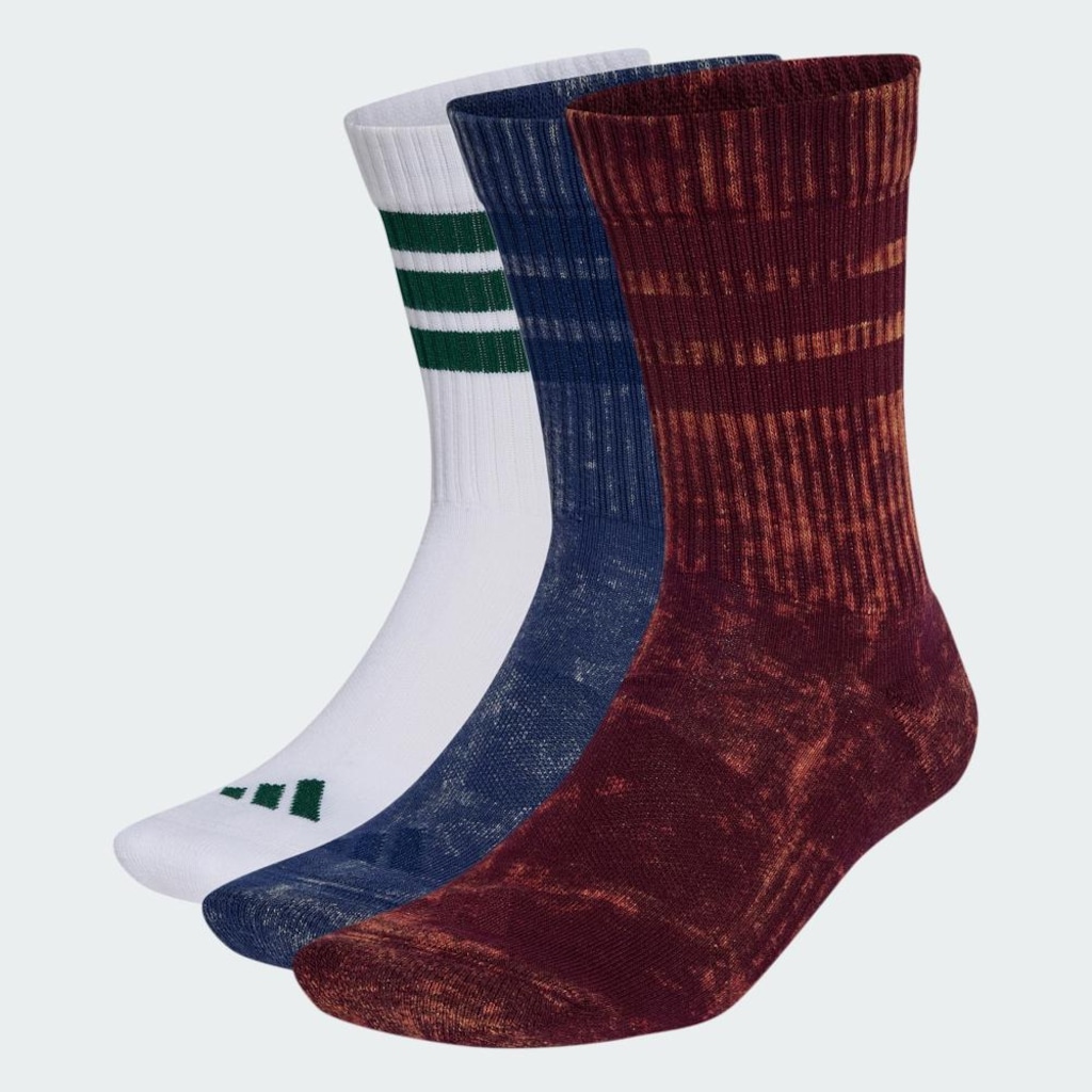 Imagem 3 do produto Meia Cano Médio Stonewash adidas Unissex 3 Pares
