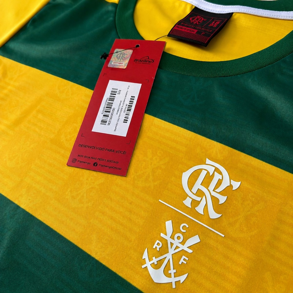 Imagem 3 do produto Camisa do Flamengo Pairar Edição Especial Brasil Braziline - Feminina