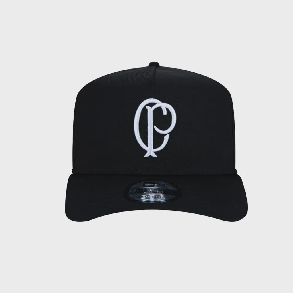 Boné Adulto New Era Corinthians 9Forty A-Frame  Aba Curva