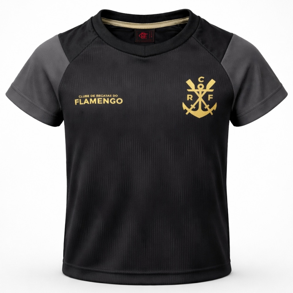 Camisa do Flamengo Energia Gold Braziline - Infantil