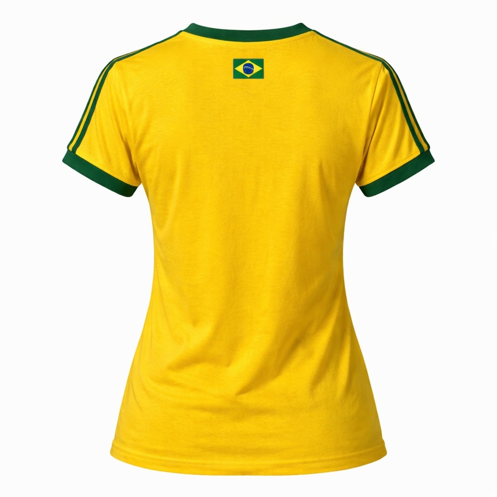 Imagem 4 do produto Camisa do Brasil Símbolo Algodão Retrô Mania - Masculina