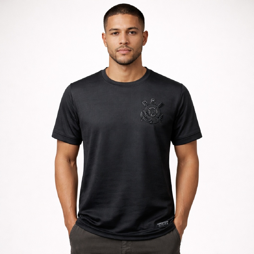 Imagem 2 do produto Camiseta do Corinthians Jacquard Coimbra - Masculina